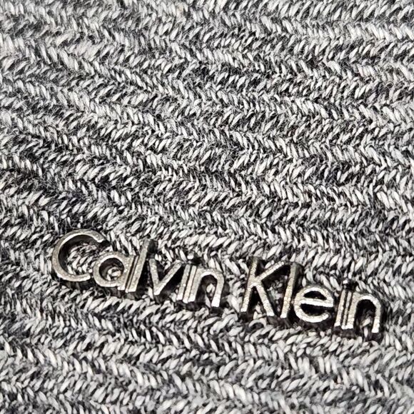 Calvin Klein Long sleeve Sweater For Men Size XL Gray Size Small Zipper On Front - Picture 4 of 9